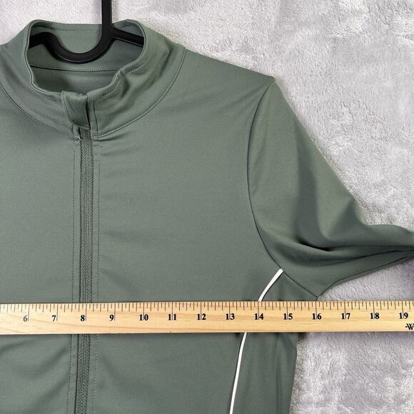 Wilo The Label Athletic Top Women's Medium Sage Green Full Zip Lightweight Gym - Picture 9 of 12